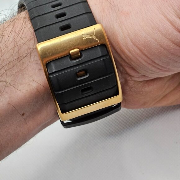 Puma Charger Stainless Steel Rose Gold Watch - Picture 7 of 16